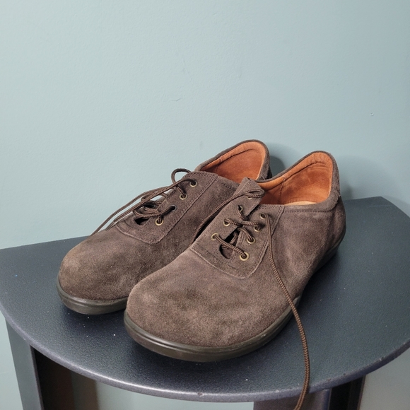 Birkenstock Shoes - Birkenstock Footprints Brown Suede Sneakers Size 39